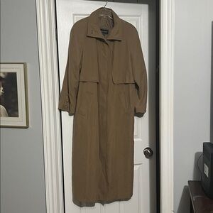 Gallery Brown Long Trench Coat